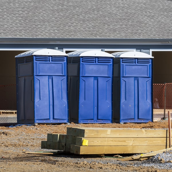what is the maximum capacity for a single porta potty in Frankfort